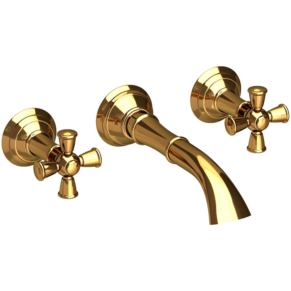 Aylesbury 1.2 GPM Wall Mounted Widespread Bathroom Faucet