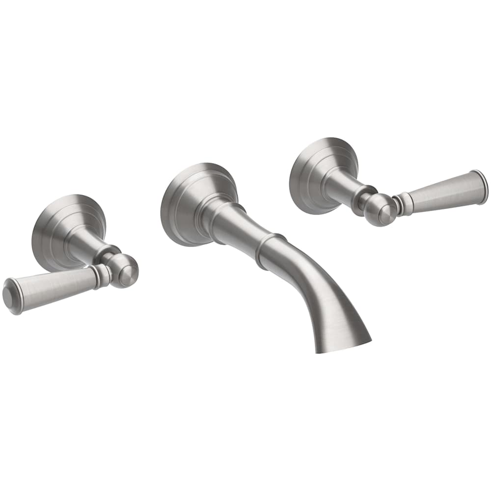 Aylesbury 1.2 GPM Wall Mounted Widespread Bathroom Faucet