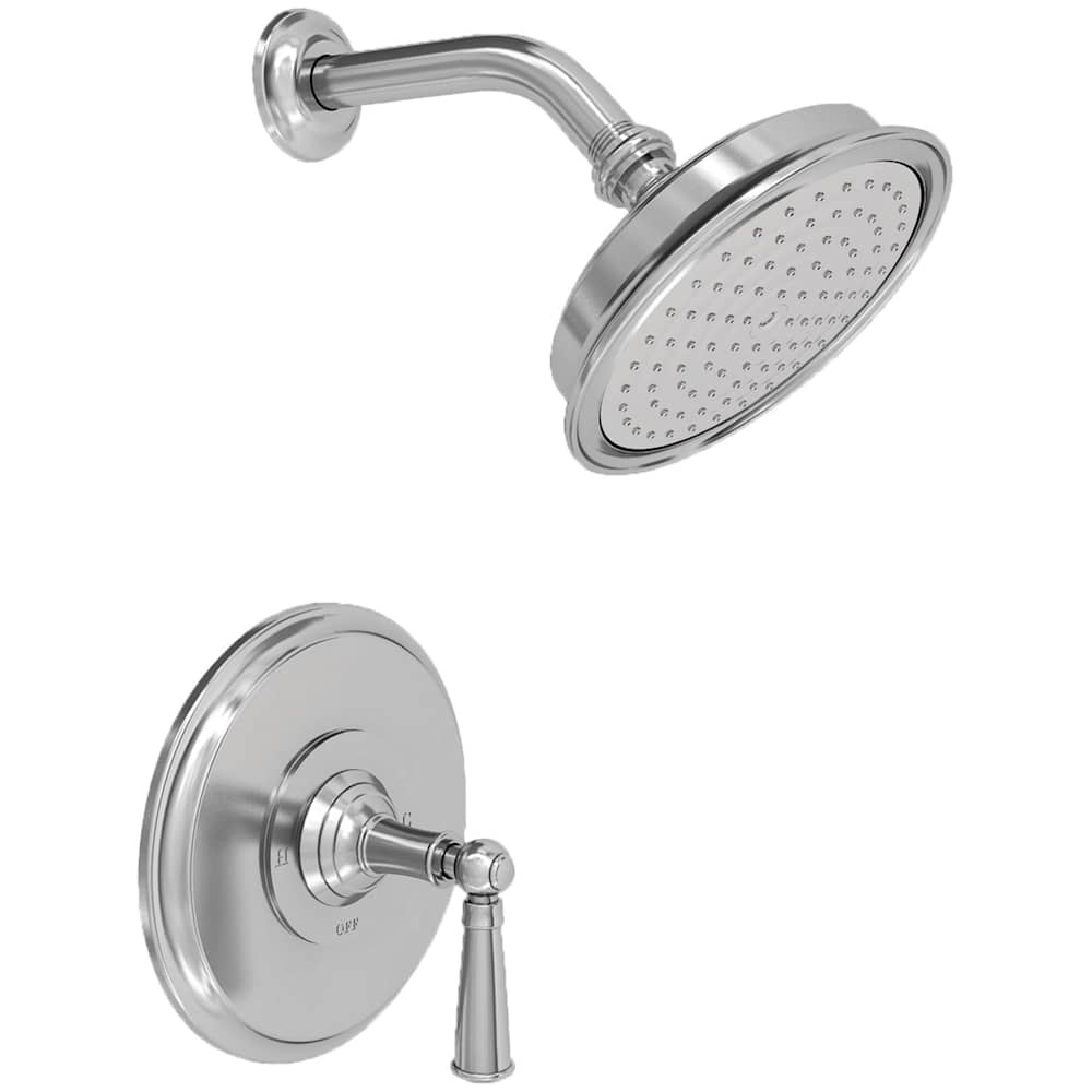 Single Handle Shower Valve Trim with Shower Head and Metal Lever Handle for the Aylesbury and Jacobean Collections