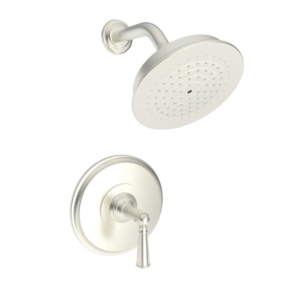 Single Handle Shower Valve Trim with Shower Head and Metal Lever Handle for the Aylesbury and Jacobean Collections