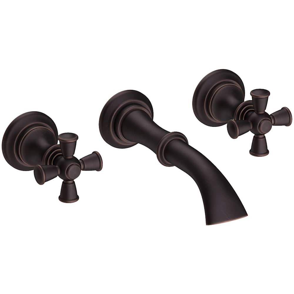 Sutton 1.2 GPM Wall Mounted Widespread Bathroom Faucet
