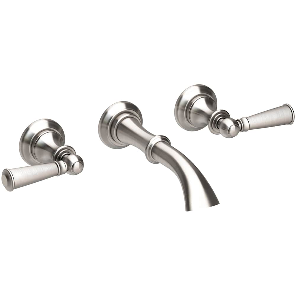 Sutton 1.2 GPM Wall Mounted Widespread Bathroom Faucet