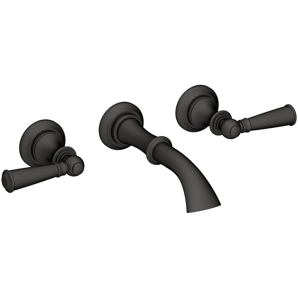 Sutton 1.2 GPM Wall Mounted Widespread Bathroom Faucet