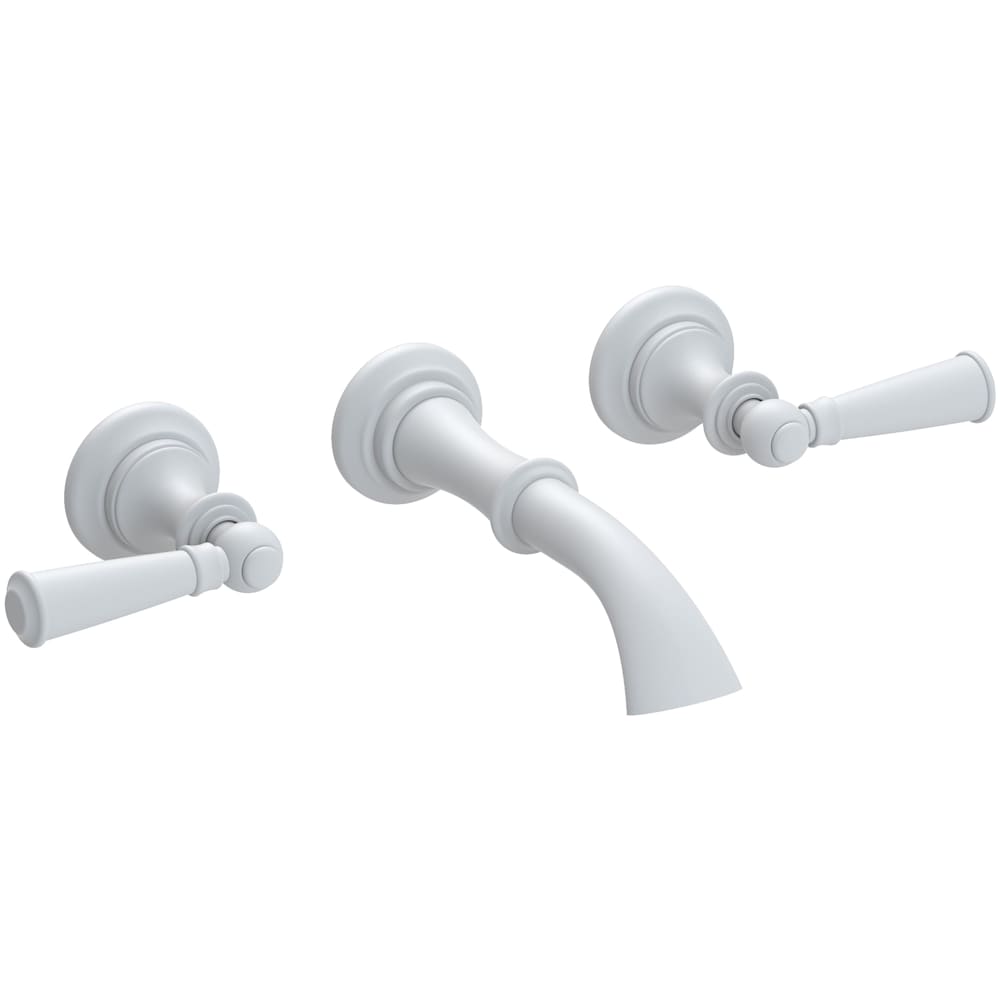 Sutton 1.2 GPM Wall Mounted Widespread Bathroom Faucet