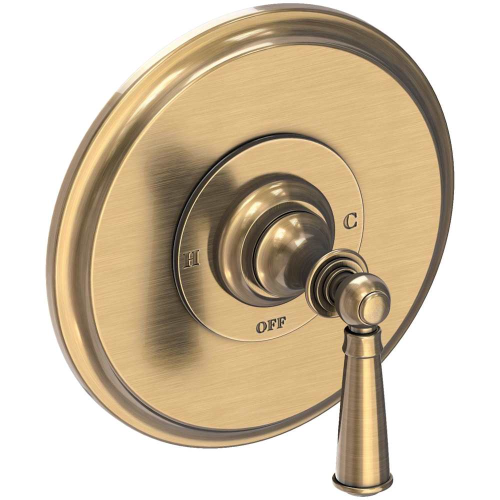 Single Handle Shower Valve Trim with Metal Lever Handle Less Shower Head from the Sutton Collection
