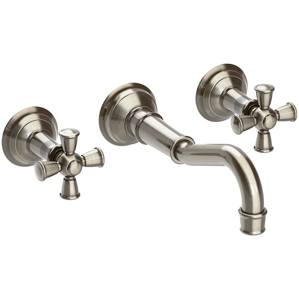 Jacobean 1.2 GPM Wall Mounted Widespread Bathroom Faucet