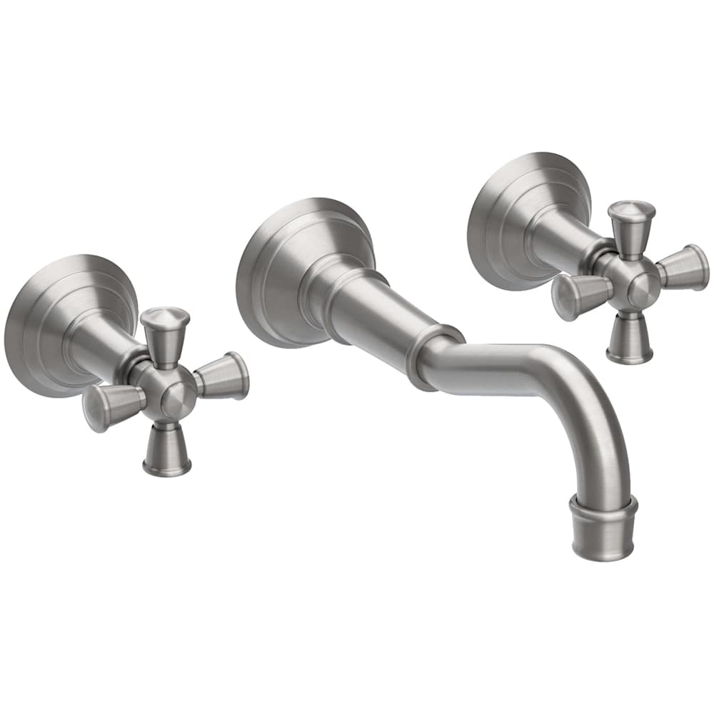 Jacobean 1.2 GPM Wall Mounted Widespread Bathroom Faucet