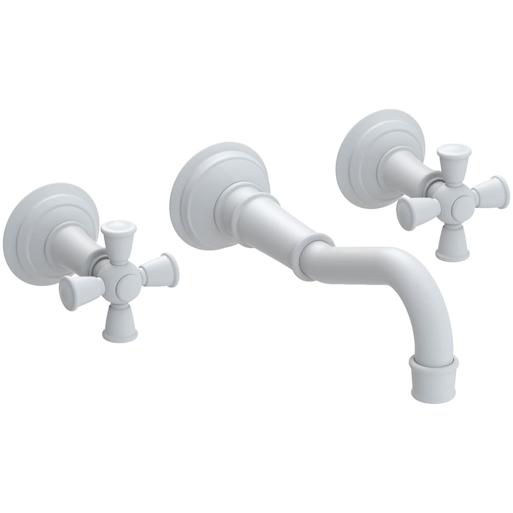 Jacobean 1.2 GPM Wall Mounted Widespread Bathroom Faucet
