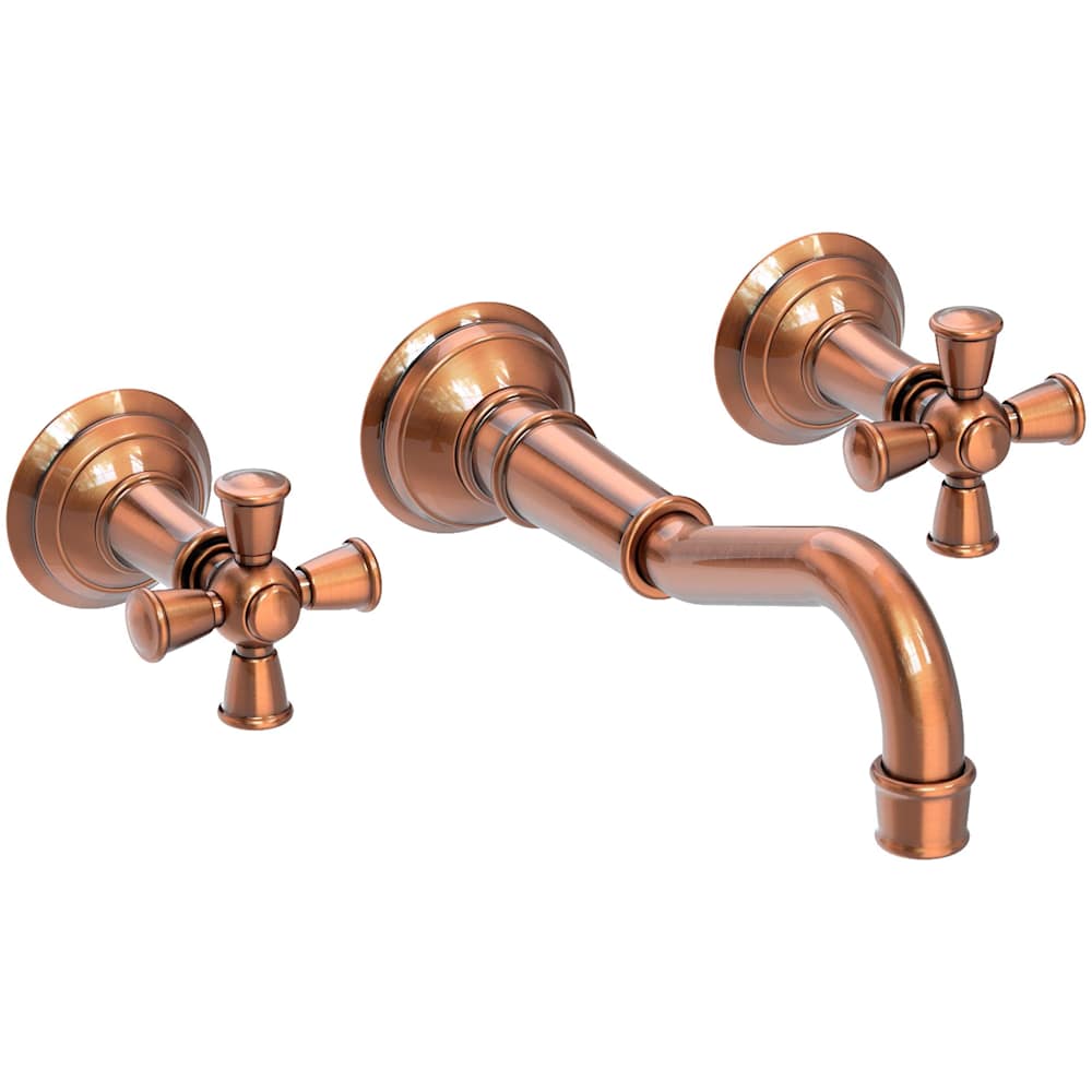 Jacobean 1.2 GPM Wall Mounted Widespread Bathroom Faucet
