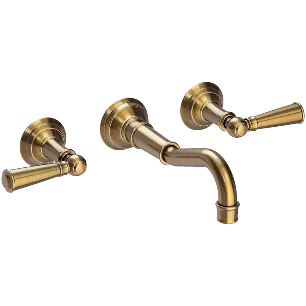 Jacobean 1.2 GPM Wall Mounted Widespread Bathroom Faucet