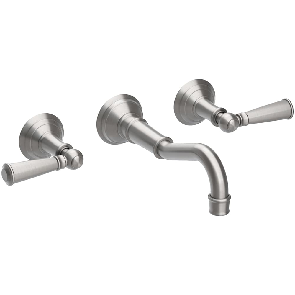 Jacobean 1.2 GPM Wall Mounted Widespread Bathroom Faucet