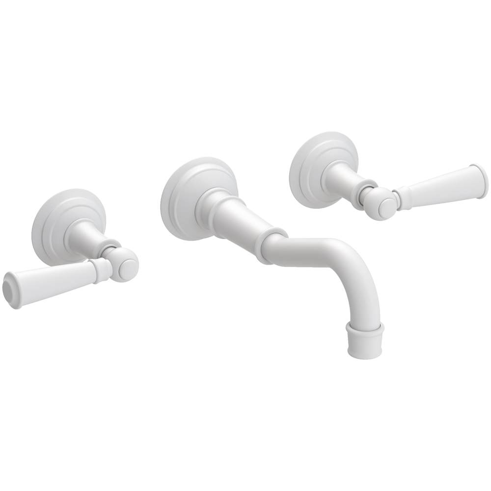 Jacobean 1.2 GPM Wall Mounted Widespread Bathroom Faucet