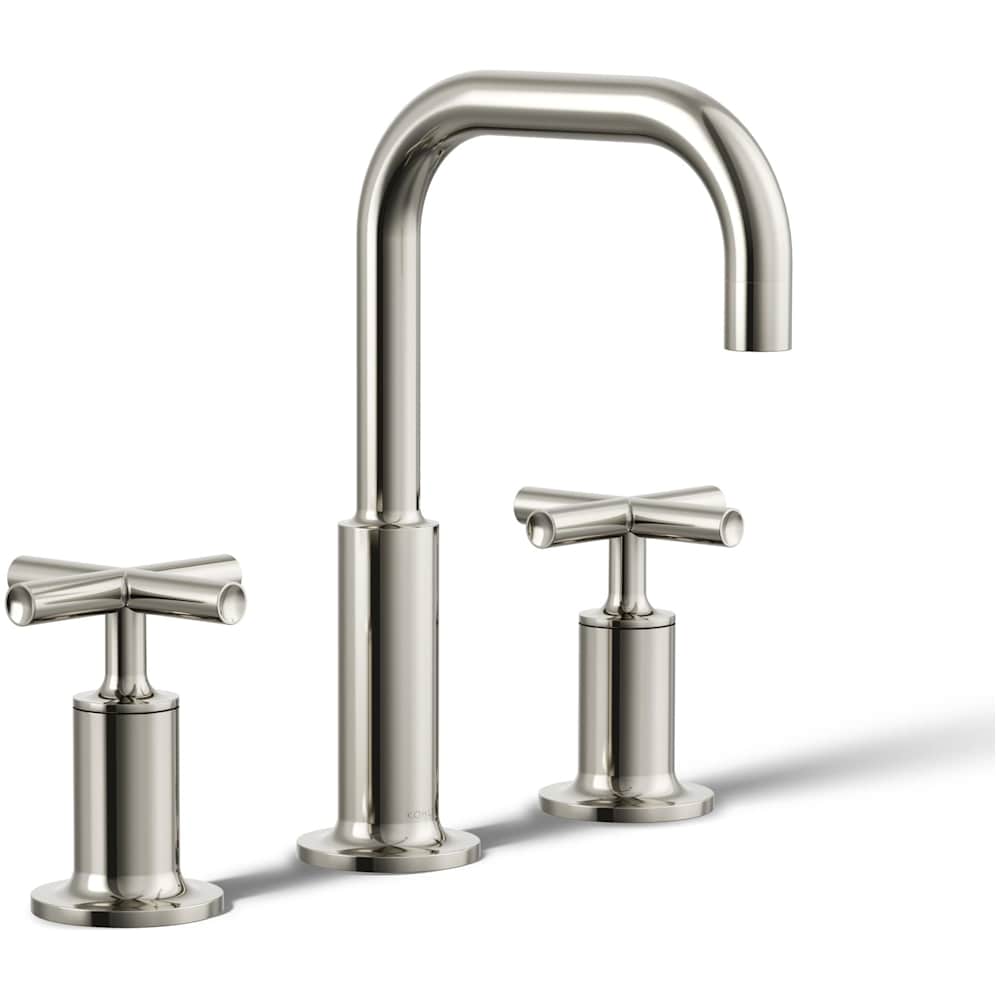 Purist 1.2 GPM Widespread Bathroom Faucet with Pop-Up Drain Assembly
