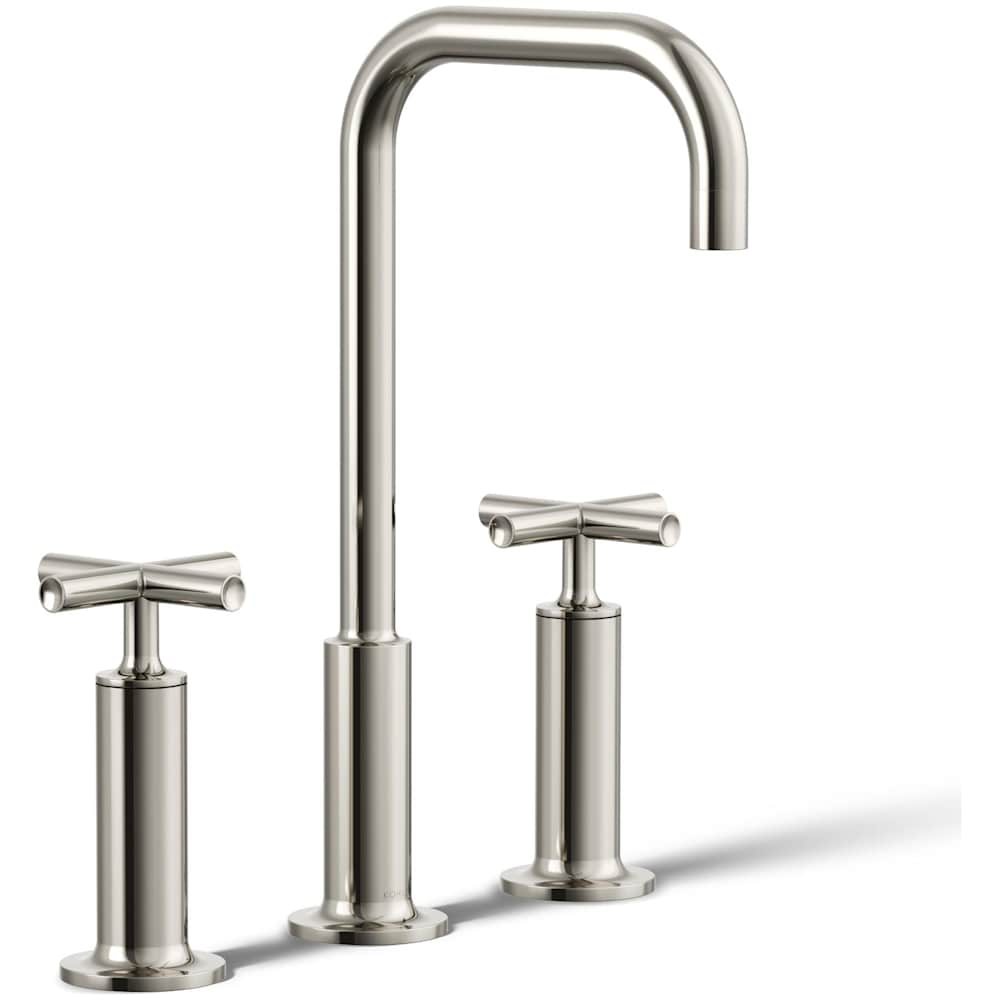 Purist 1.2 GPM Widespread Bathroom Faucet with Pop-Up Drain Assembly
