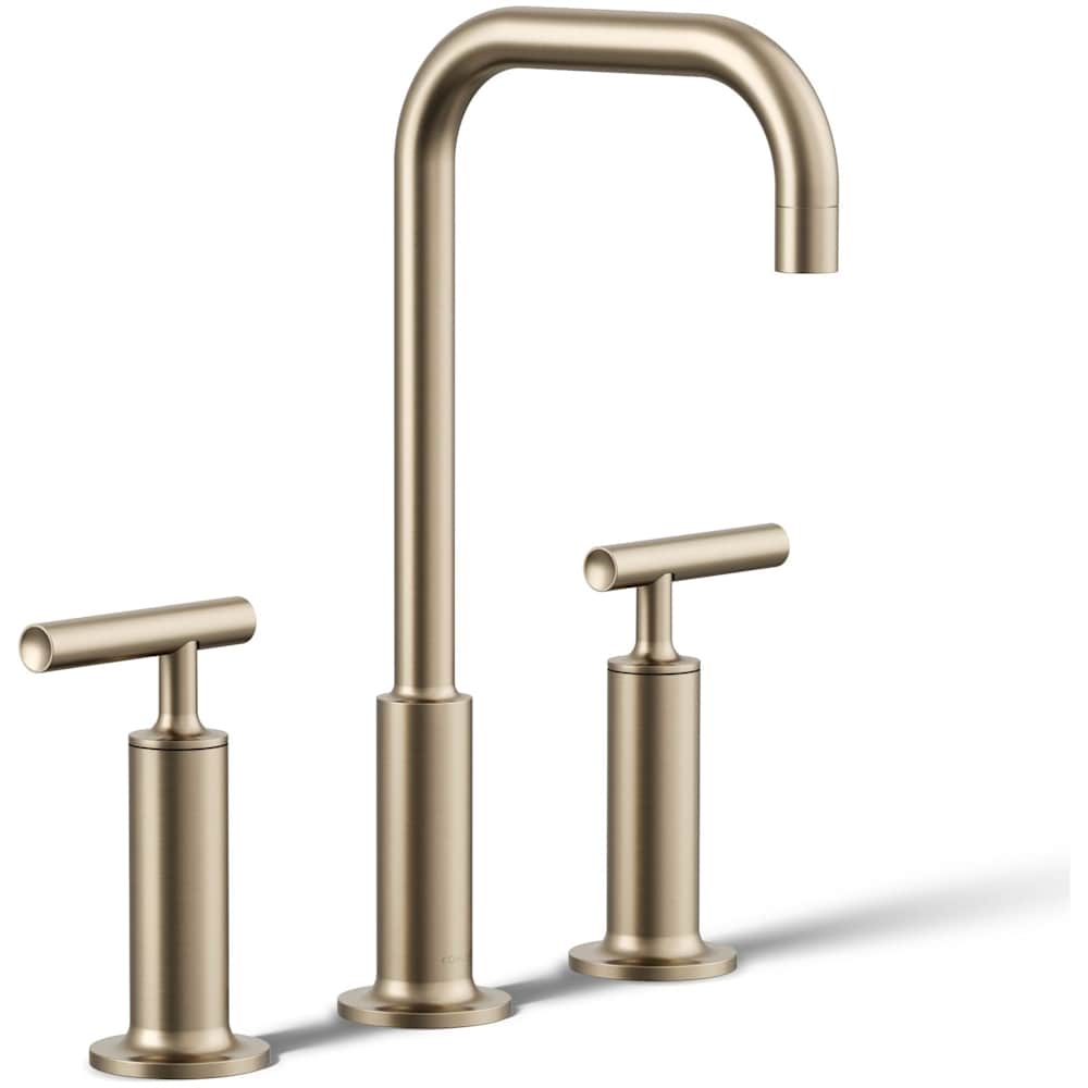 Purist 1.2 GPM Widespread Bathroom Faucet with Pop-Up Drain Assembly