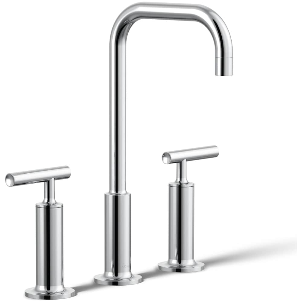 Purist 1.2 GPM Widespread Bathroom Faucet with Pop-Up Drain Assembly