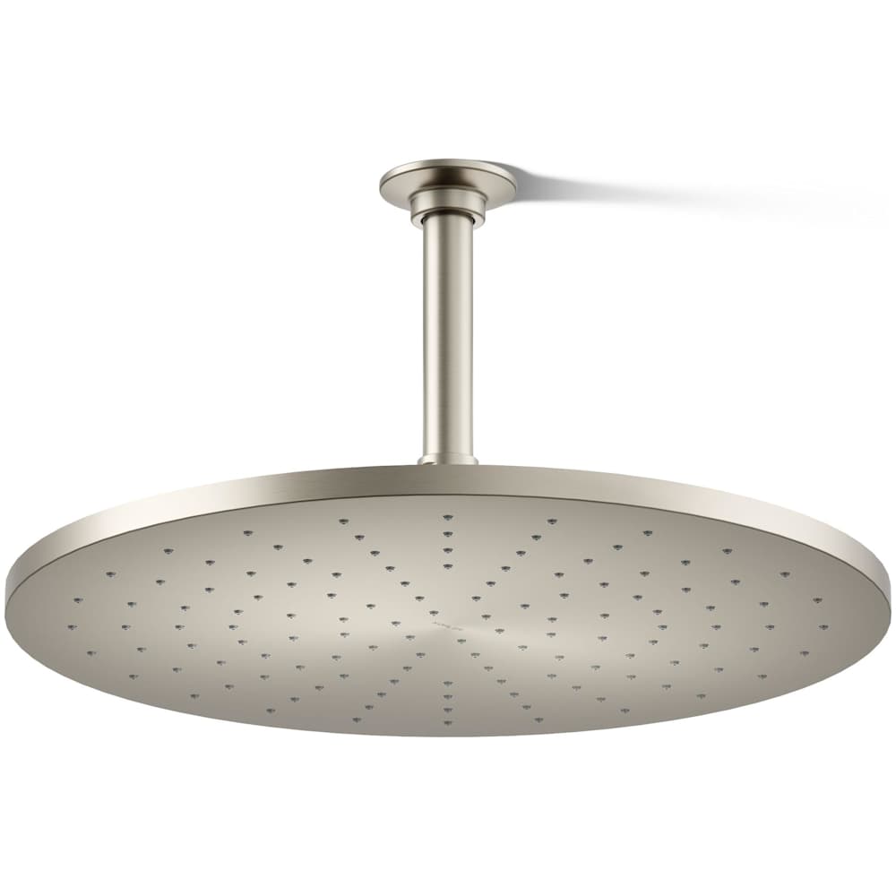 Contemporary Round 14" Single Function 2.5 GPM Rainhead with MasterClean Sprayface and Katalyst Air-Induction Technology