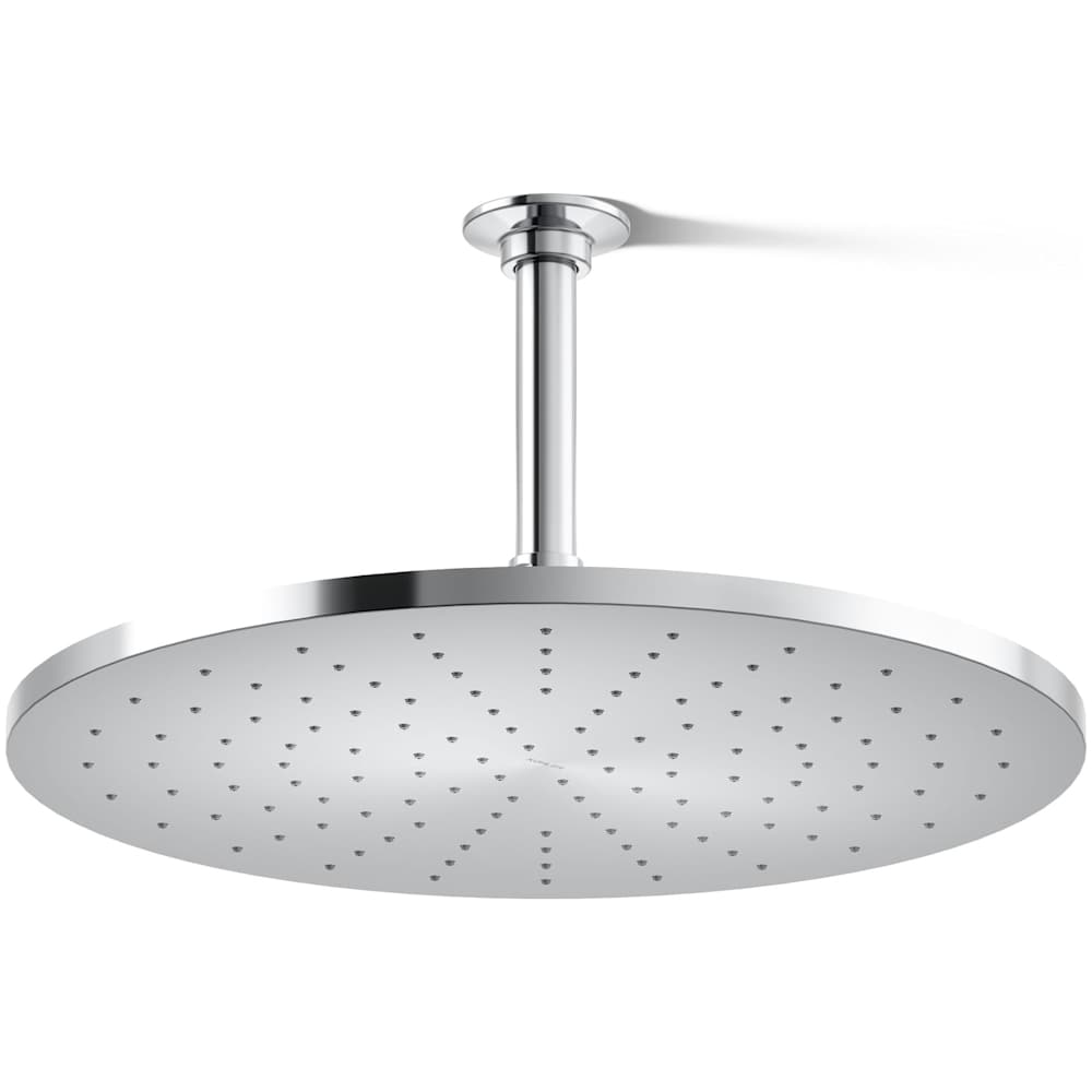 Contemporary Round 14" Single Function 2.5 GPM Rainhead with MasterClean Sprayface and Katalyst Air-Induction Technology