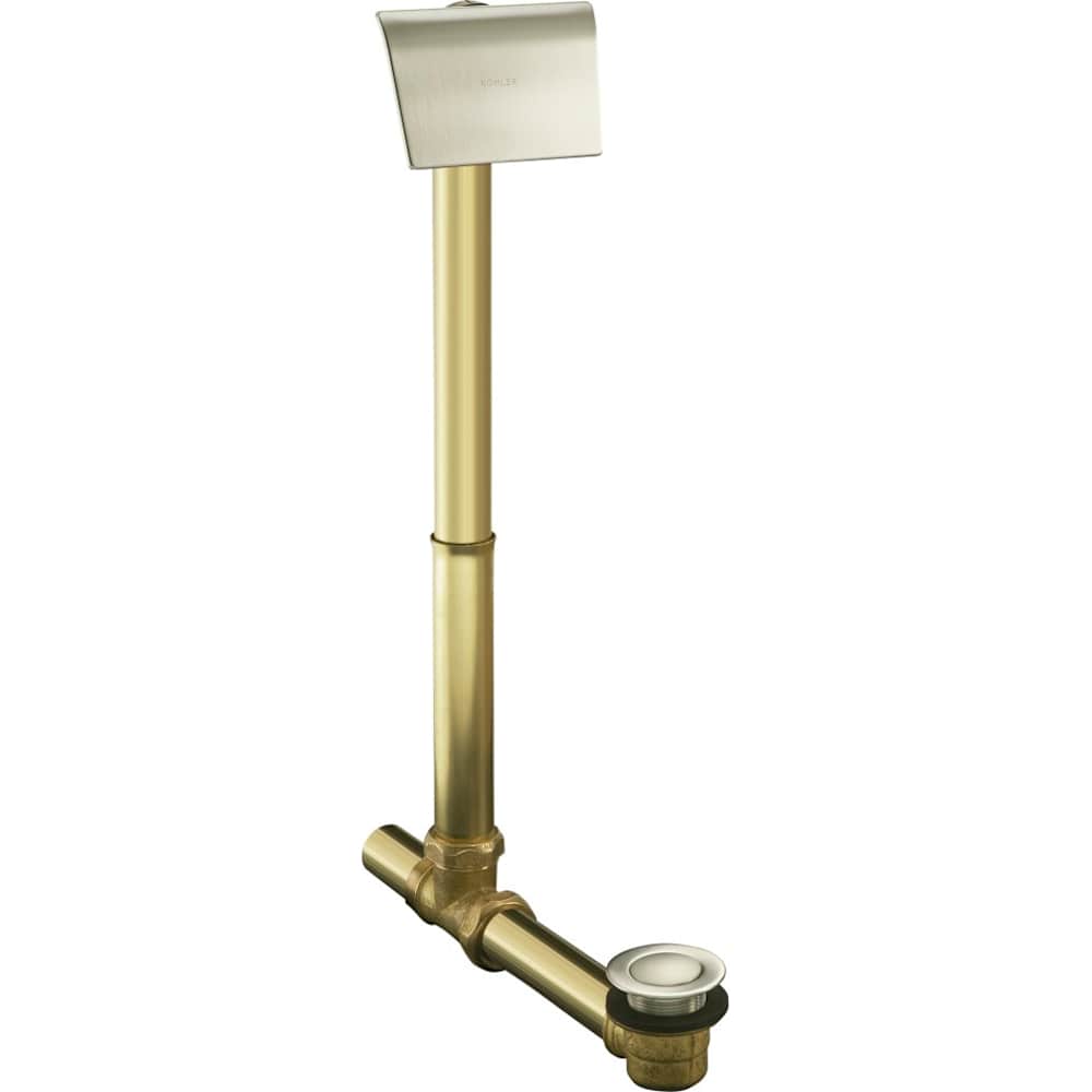 Clearflo 1-1/2" Contoured Pop-Up Drain and Overflow for Above or Through the Floor Installation