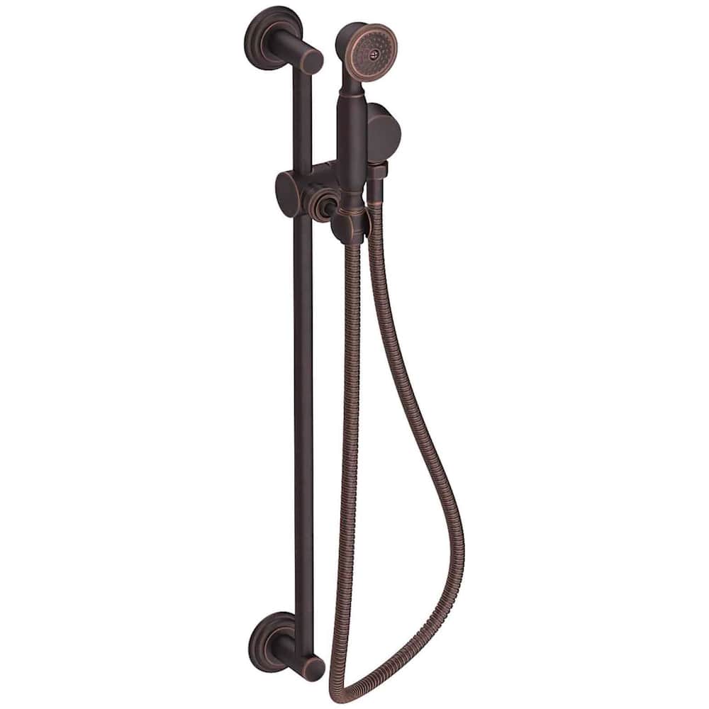 Single Function Wall Mount Handshower Kit with Slide Bar and Adjustable Bracket