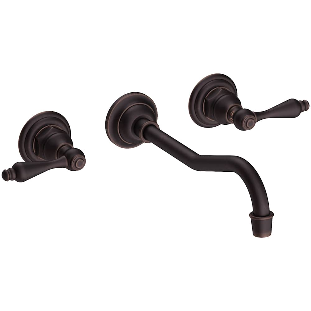 Chesterfield 1.2 GPM Wall Mounted Widespread Bathroom Faucet