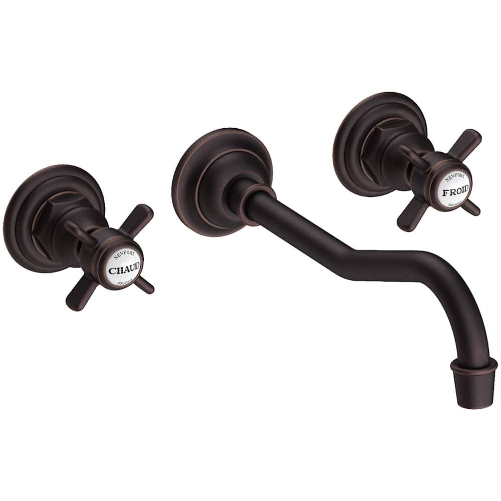 Fairfield 1.2 GPM Wall Mounted Widespread Bathroom Faucet
