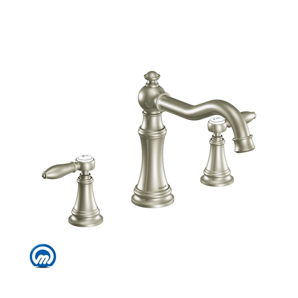 Moen Posi-Temp Pressure Balanced Tub and Shower Trim with 1.75 GPM Shower Head and Tub Spout from the Chateau Collection (Valve Included) Chrome