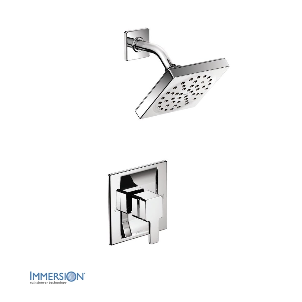 Moen 1.75 GPM Single Function Eco-Performance Rain Shower Head Chrome