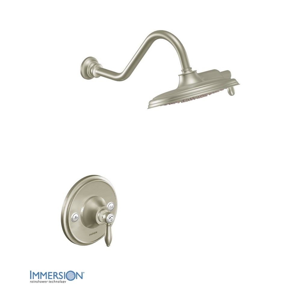 Moen Isabel 9 3/16" Multi Function Rainshower Shower Head Brushed Nickel