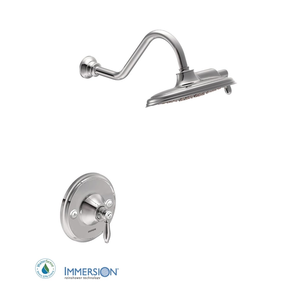 Moen Isabel 9 3/16" Multi Function Rainshower Shower Head Nickel