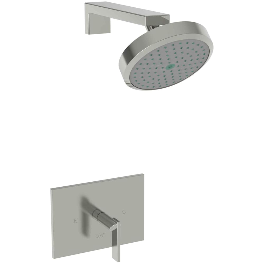 Metro Single Handle Shower Trim with Shower Head and a Metal Lever Handle