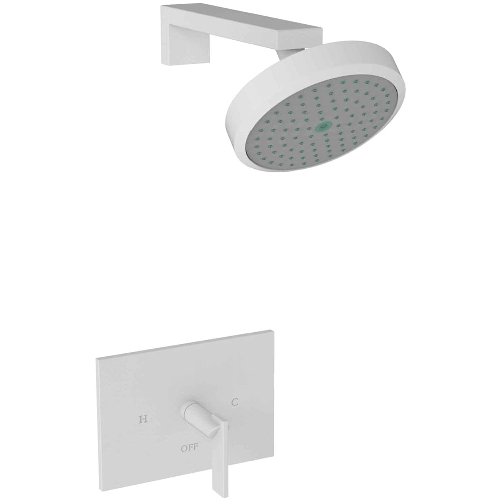 Metro Single Handle Shower Trim with Shower Head and a Metal Lever Handle