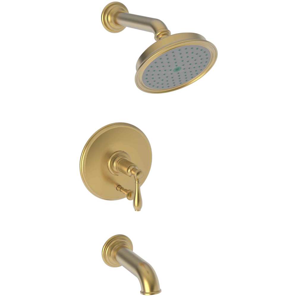 Ithaca Single Handle Tub and Shower Trim with Shower Head and Metal Lever Handle