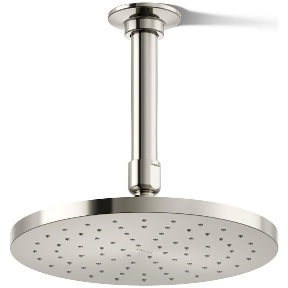 Contemporary Round 8" Single Function 2.5 GPM Rainhead with MasterClean Sprayface and Katalyst Air-Induction Technology