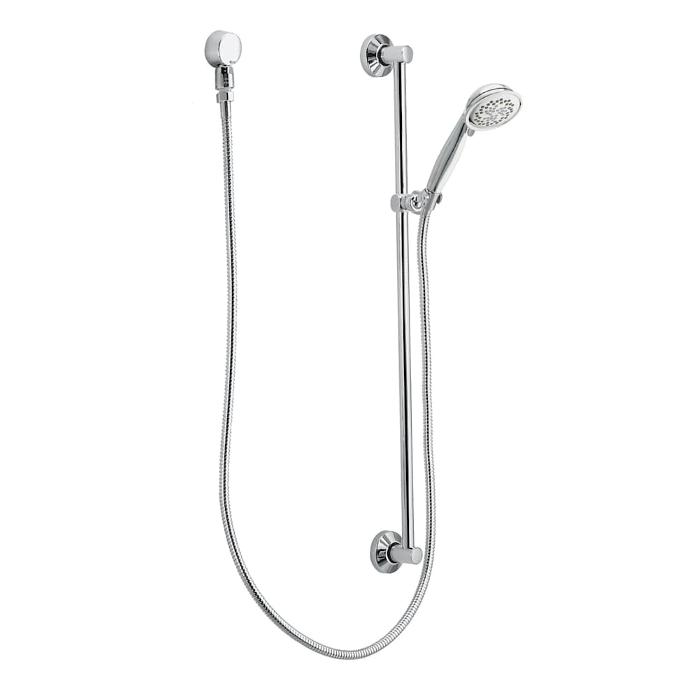 Moen Single Function Hand Shower Package with Hose and Slide Bar Included from the M-DURA Collection Chrome
