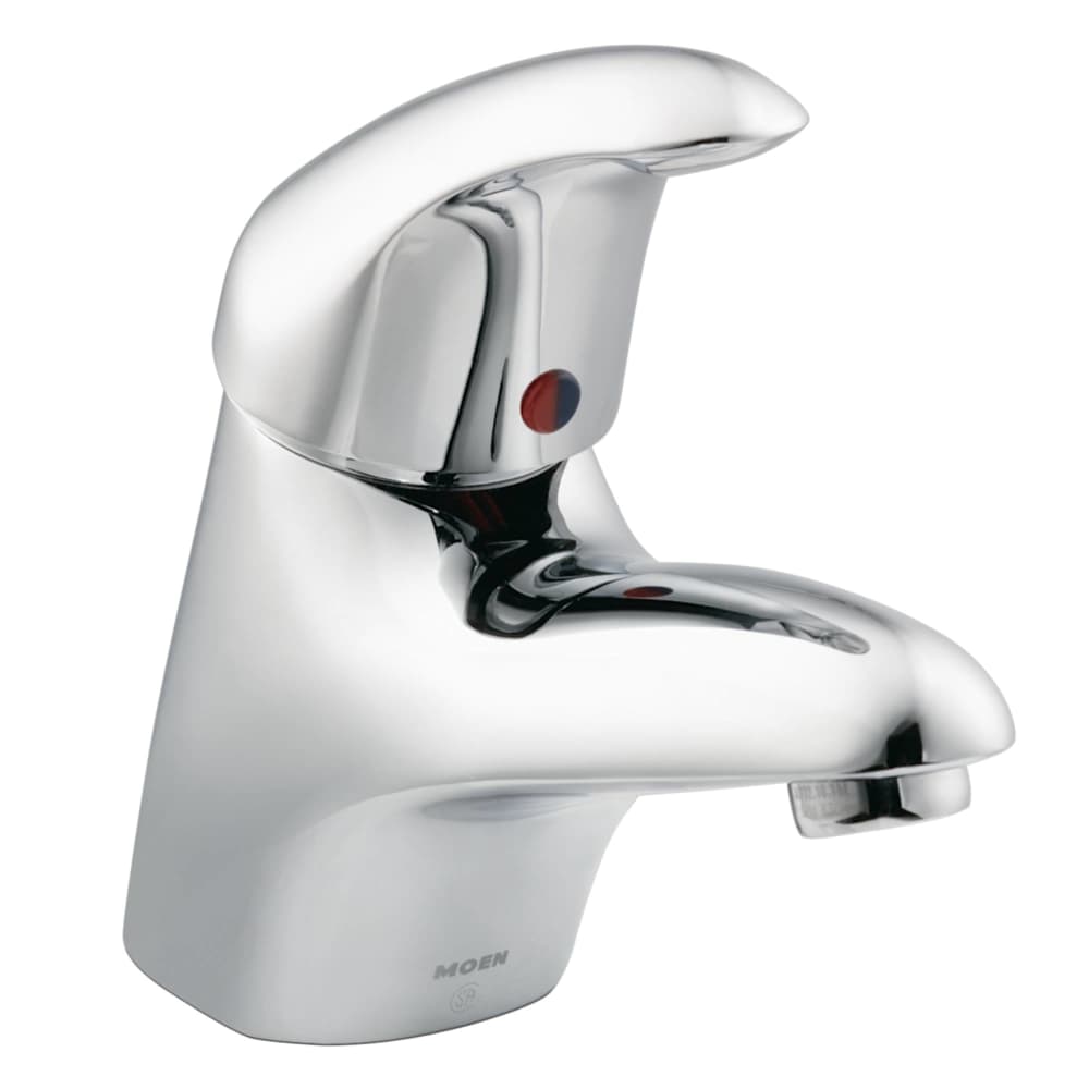 Moen Single Handle Single Hole Bathroom Faucet from the M-DURA Collection (Valve Included) Chrome