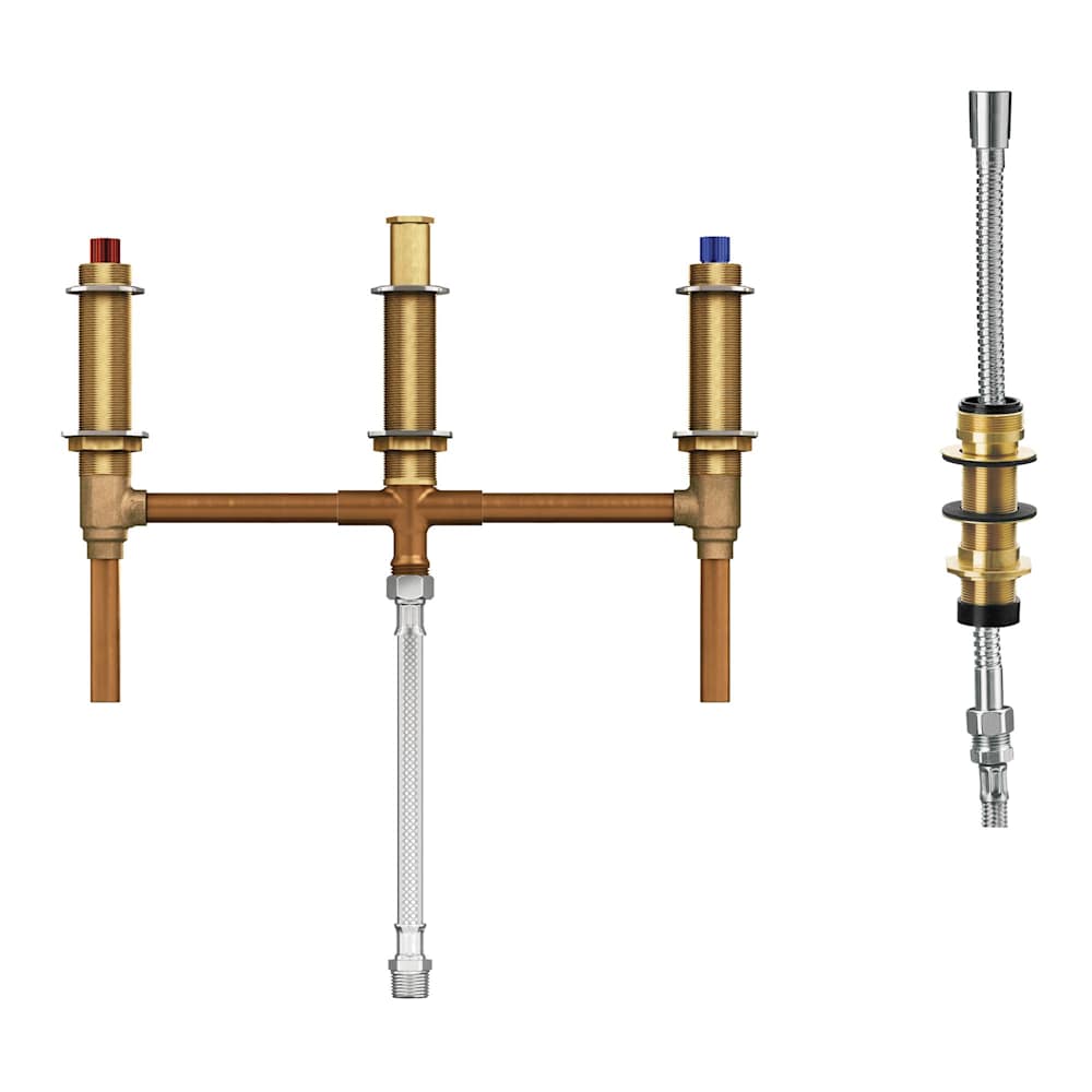 Moen 1/2 Inch Sweat (Copper-to-Copper) Roman Tub Rough-In Valve with Diverter and 10 Inch Centers from the M-PACT Collection N/A