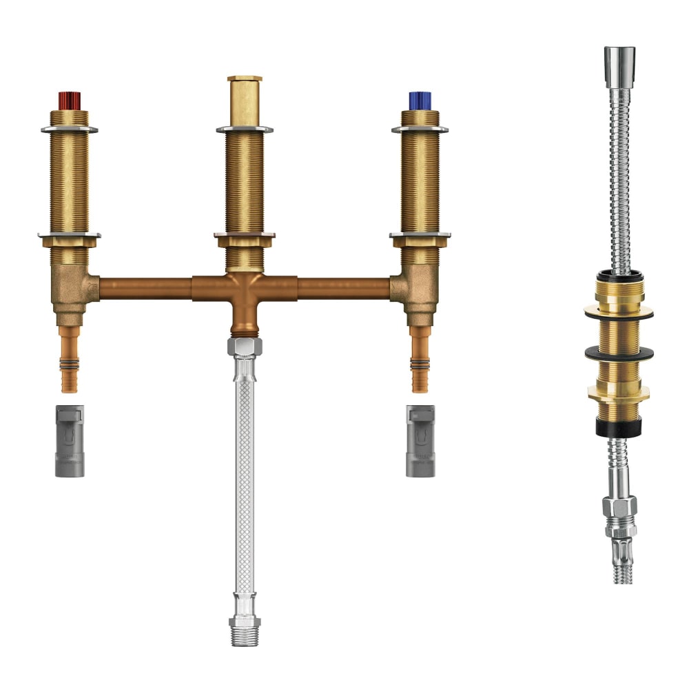 Moen 1/2 Inch PEX Roman Tub Rough-In Valve with Diverter and 10 Inch Centers from the M-PACT Collection N/A