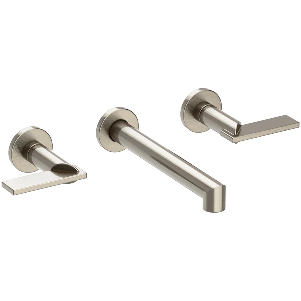 Keaton 1.2 GPM Wall Mounted Widespread Bathroom Faucet