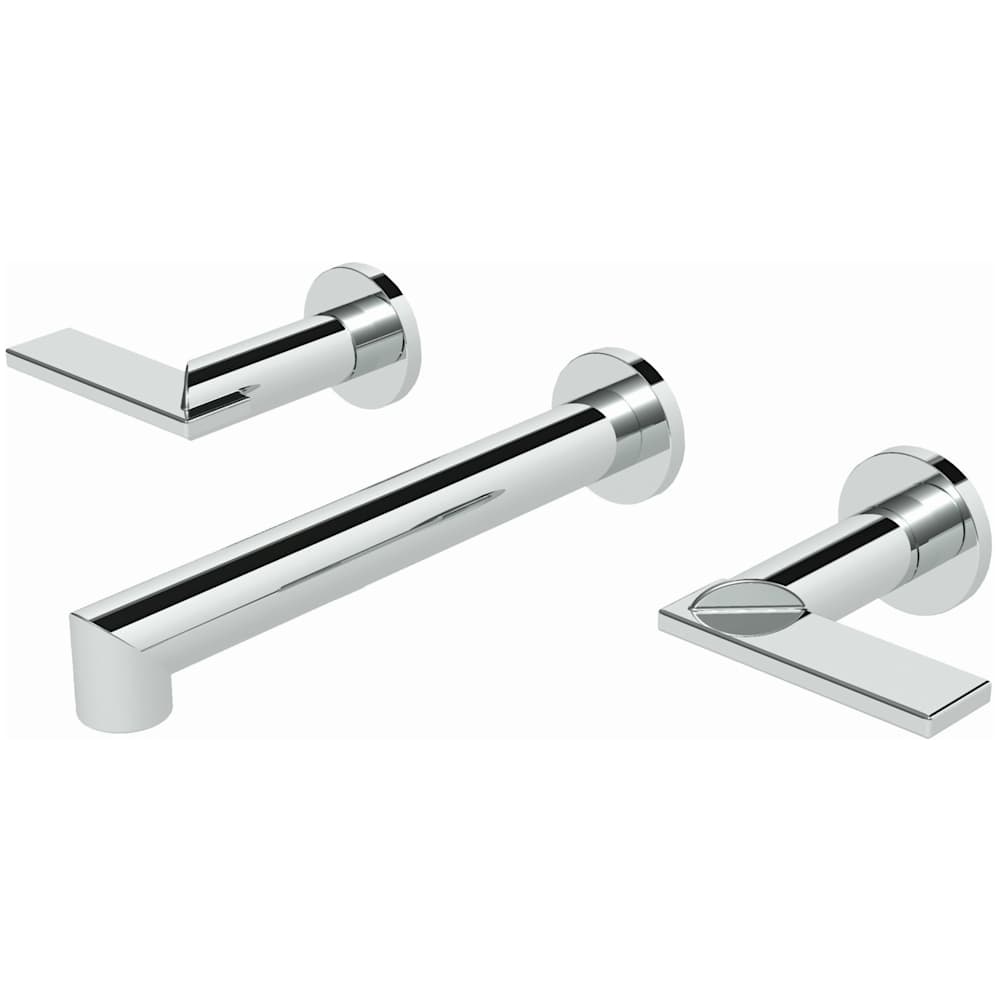 Keaton 1.2 GPM Wall Mounted Widespread Bathroom Faucet
