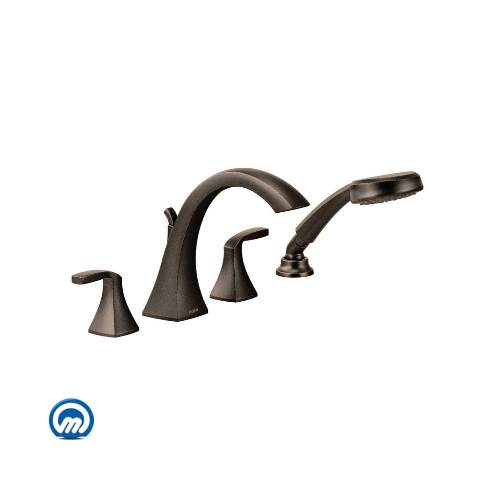 Moen Bathroom Faucet Package with Widespread Faucet, Toilet Paper Holder, 24" Towel Bar, 18" Towel Bar, Towel Ring and Robe Hook Chrome