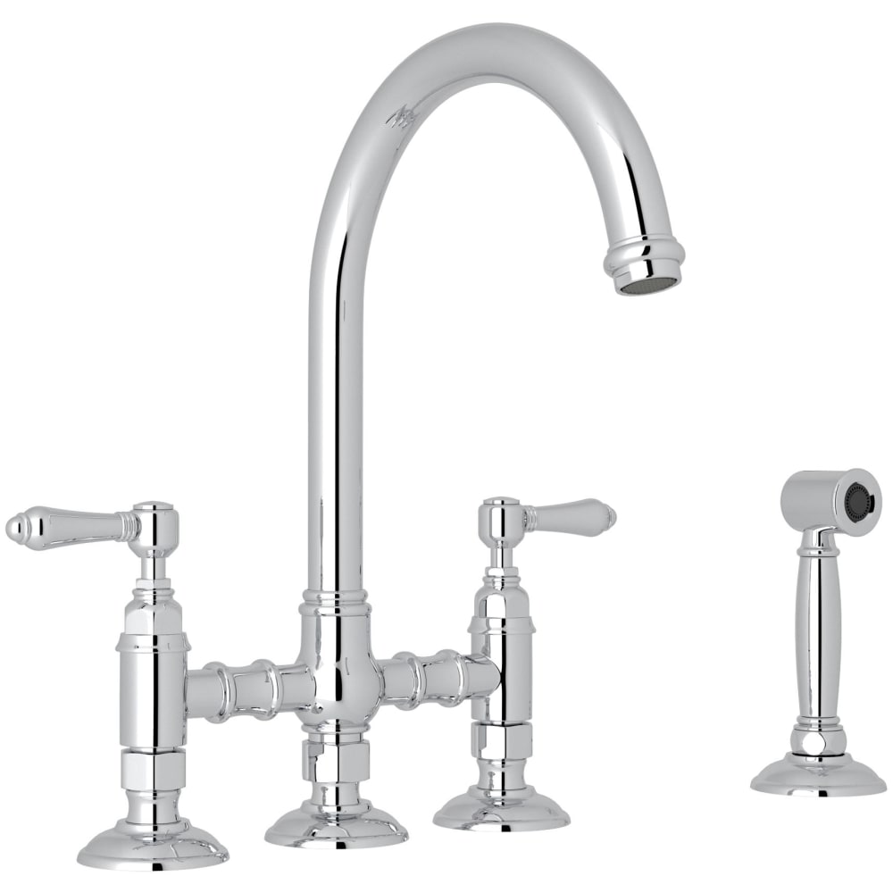 San Julio 1.5 GPM Widespread Bridge Kitchen Faucet - Includes Side Spray