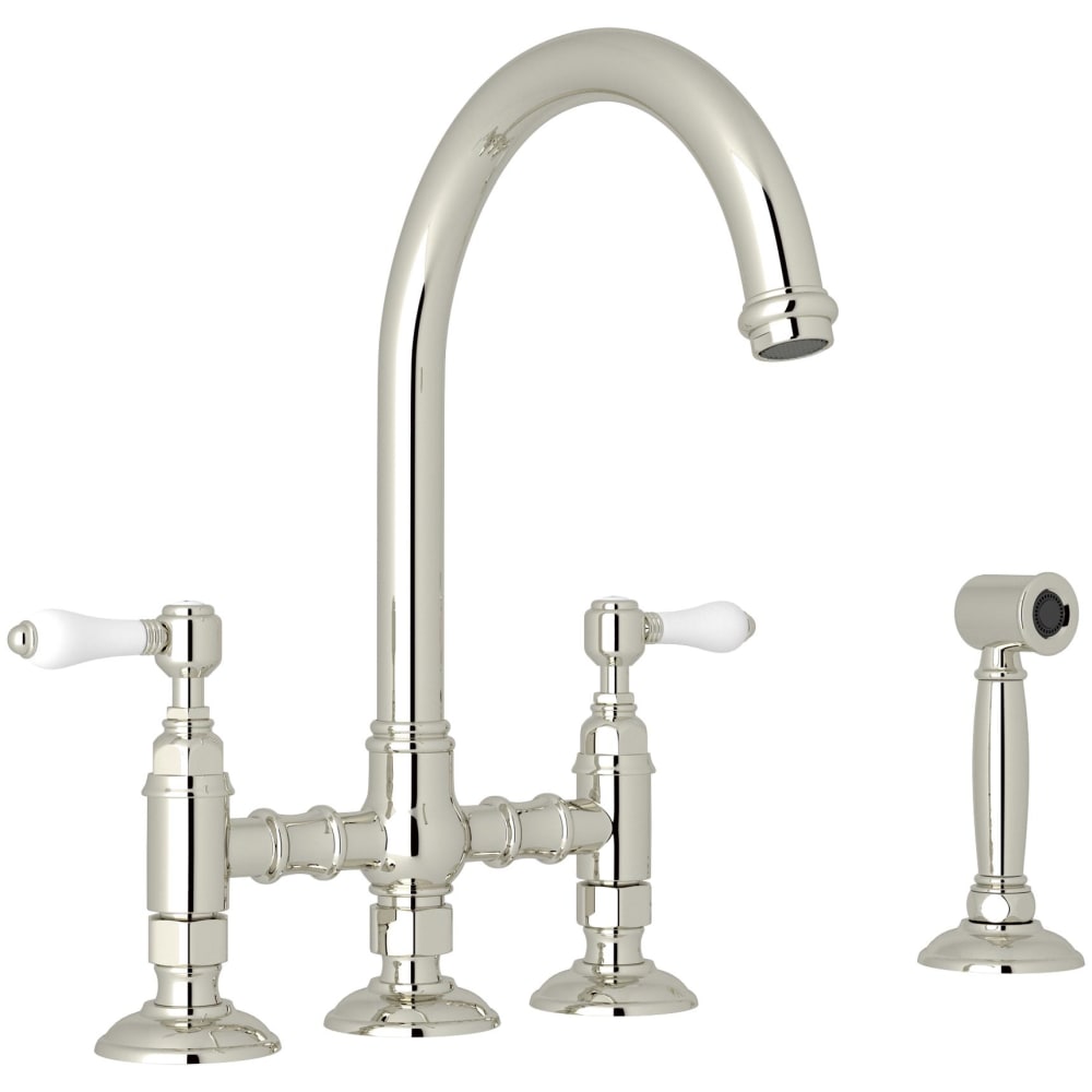 San Julio 1.5 GPM Widespread Bridge Kitchen Faucet - Includes Side Spray