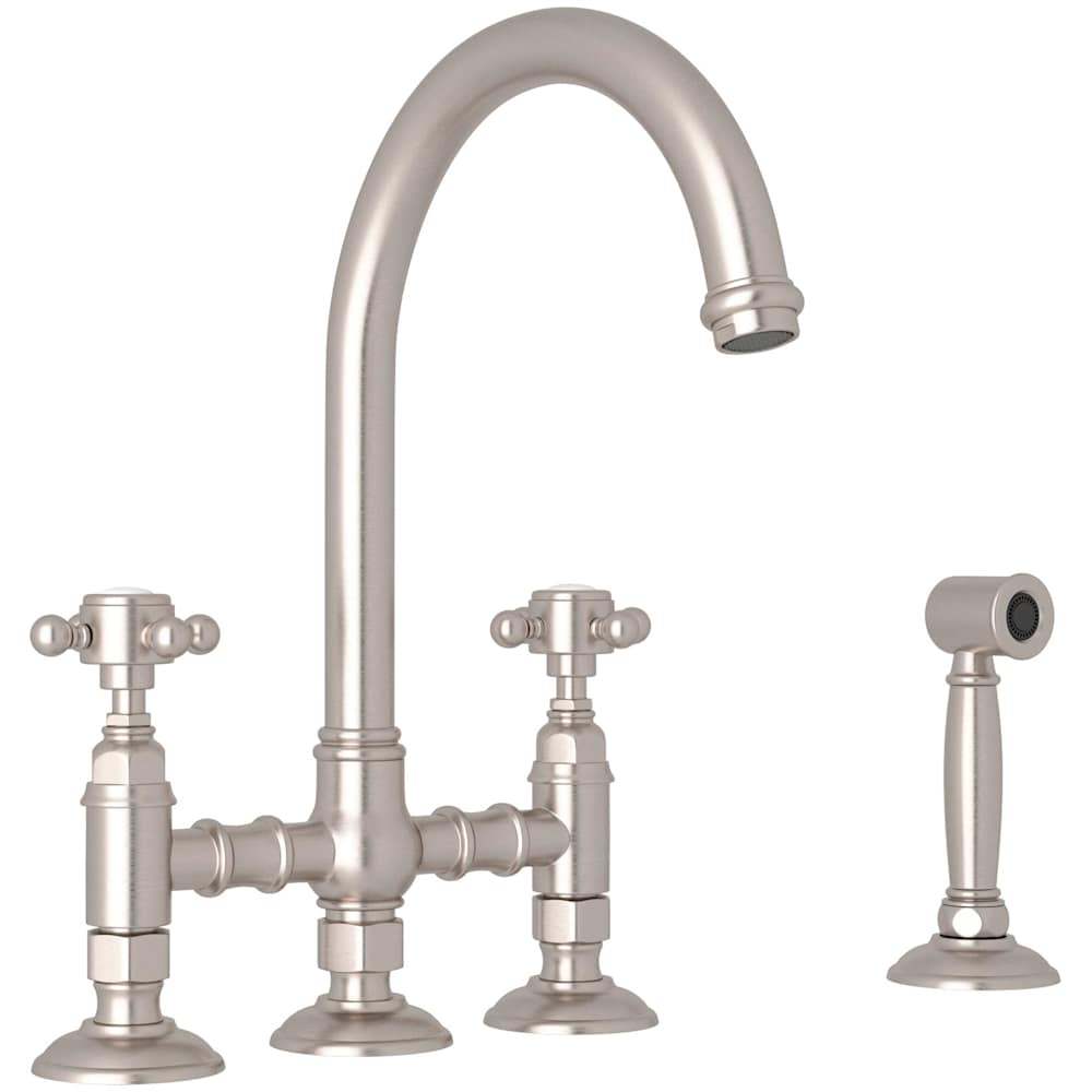 San Julio 1.5 GPM Widespread Bridge Kitchen Faucet - Includes Side Spray