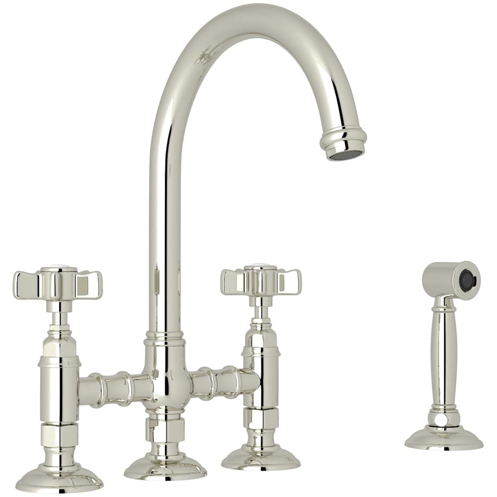 San Julio 1.5 GPM Widespread Bridge Kitchen Faucet - Includes Side Spray