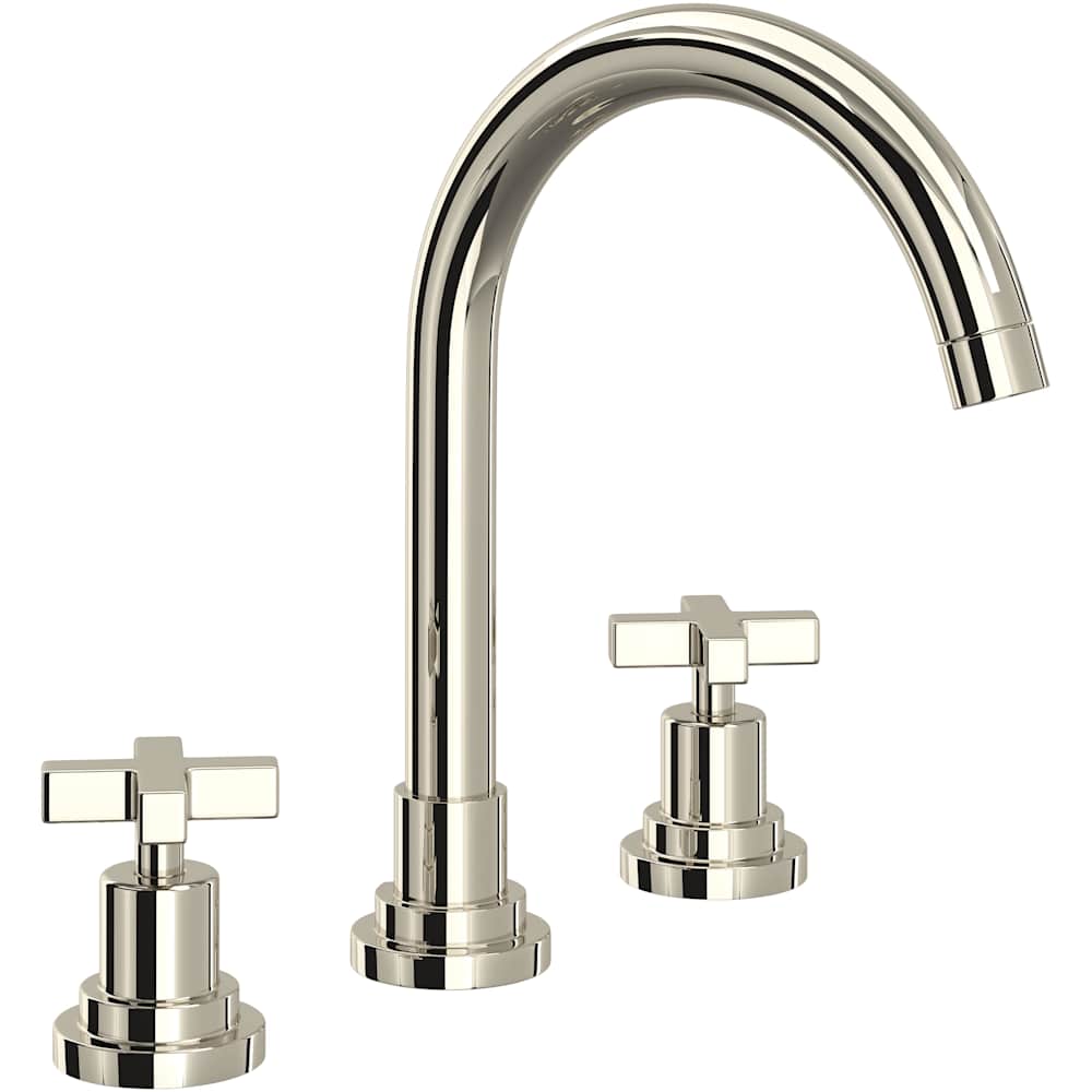Lombardia 1.2 GPM Widespread Bathroom Faucet with Pop-Up Drain Assembly