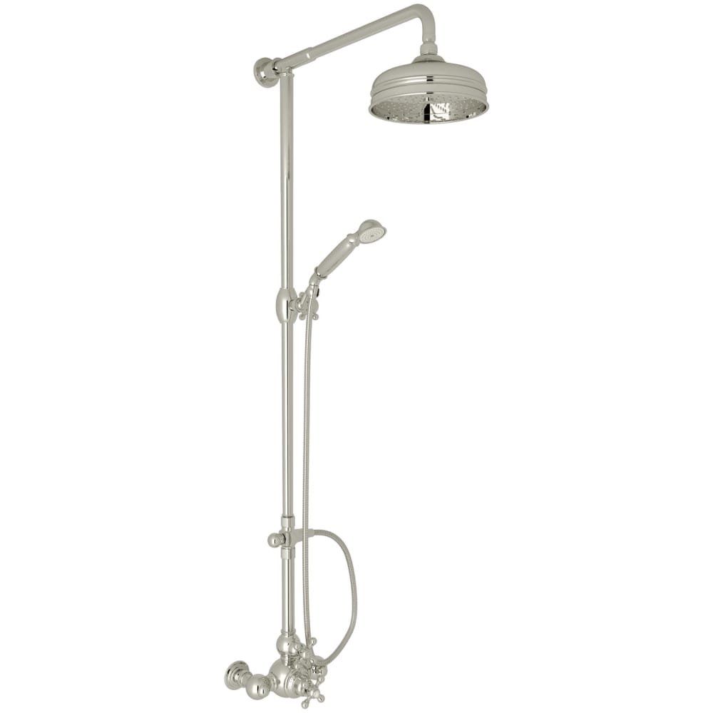 Arcana Retrofit Shower with Shower Head, Hand Shower, Slide Bar, Shower Arm and Hose