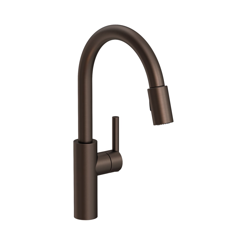 East Linear 1.8 GPM Single Hole Pull Down Kitchen Faucet