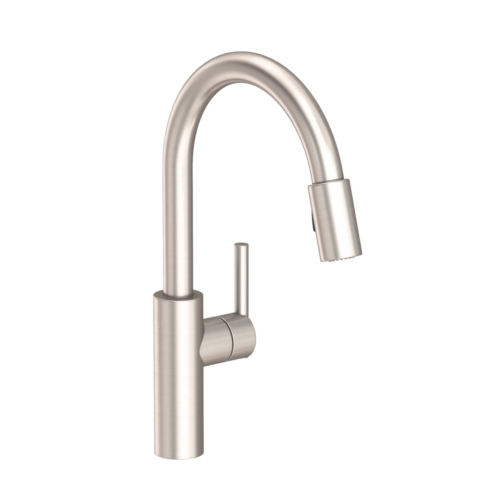 East Linear 1.8 GPM Single Hole Pull Down Kitchen Faucet