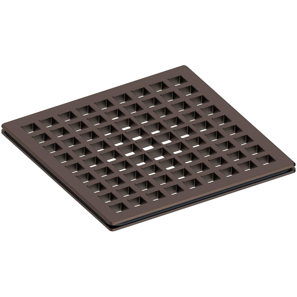 Decorative Drains 4" Square Shower Drain Grid